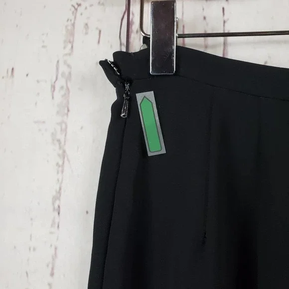 Jones New York Evening Dress Pants Womens Size 6 Pleat Front Black - Picture 7 of 8